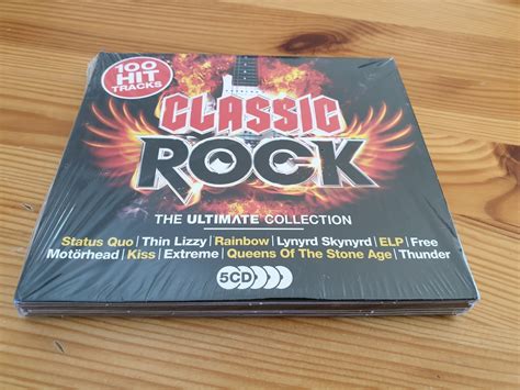 Uk three cd collection that delivers 60 tracks from some of the leading artists in rock music from the last 50 years. Classic Rock - The Ultimate Collection. 5 CD b ...