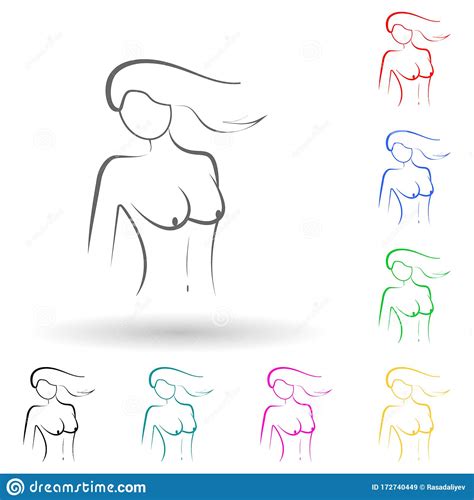 Download exclusive adobe illustrator tutorials and freebies. Female Body Multi Color Style Icon. Simple Glyph, Flat ...