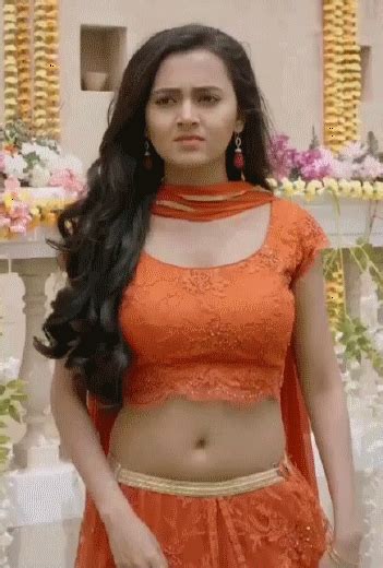 Indian hot girls cleavage image. tejaswi wayangankar | Orange blouse, Bollywood actress bikini, Blouse and skirt