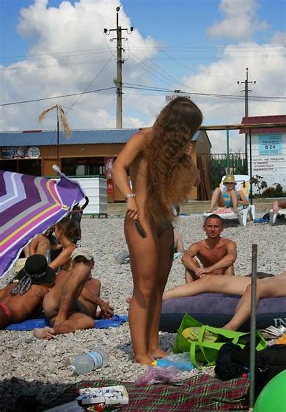 Beach Crimea Teens Nudists Nudism