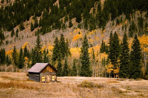 Fill most of one end with a stone fireplace. 5 Environmental Benefits of Staying in a Log Cabin