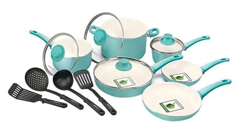 Shop for cookware green at best buy. green life ceramic cookware set | Ceramic cookware set ...