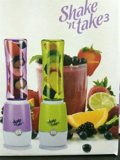 Shake n prenez le mélangeur smoothie juice first gen avec 2 bouteilles de sport, juste mélanger et aller !! Shake n Take 3 | Portable Blender and Smoothie Maker ...
