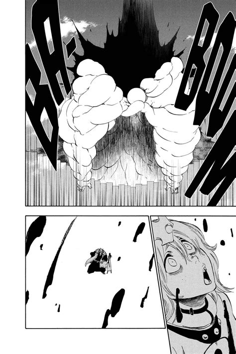 A team comprised of ichigo, shunsui, jushiro, kenpachi, and yoruichi sets out to rescue the head captain, but the group soon encounters the zanpakuto who were anticipating their arrival. Bleach, Chapter 367
