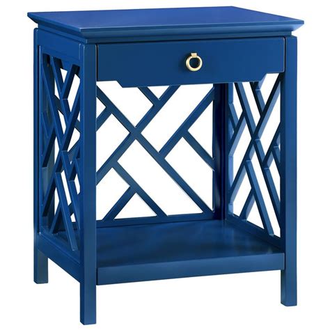 Nantucket blue is booking this holiday season! Bungalow 5 Nantucket Blue Side Table | Blue side table ...