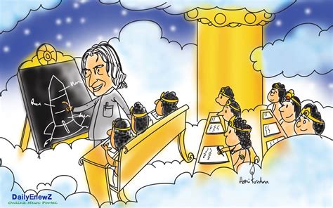 The cartoonist has taken a famous quote from his book wings of fire and has turned it into an inspiring cartoon strip. #AbdulKalam #Devaputrulu #TributeToKalam #Heaven # ...