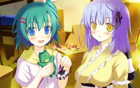 Black blue brown green grey magenta orange pink purple red turquoise white yellow. blue eyes blush favorite game cg green hair irotoridori no ...