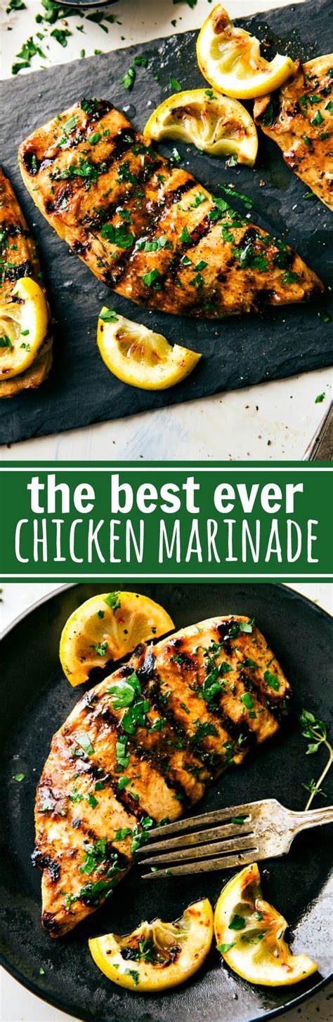 Look no further for the best chicken marinade recipe ever! The absolute best chicken marinade recipe! Easy and ...