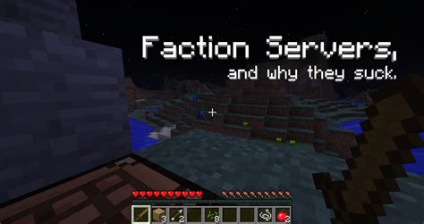 Use the power of multiple search engines to find the top results for you. Factions Servers, and why they are so awful these days ...