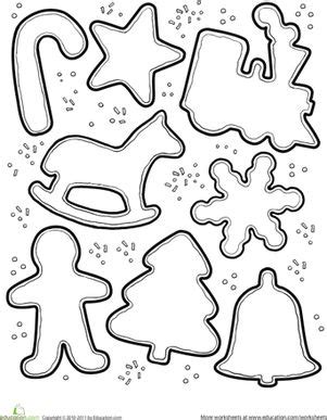 Coloring pages for a variety of themes that you can print out and color for free. Christmas Cookie Decorating Activity | Christmas coloring sheets, Christmas ornament template ...