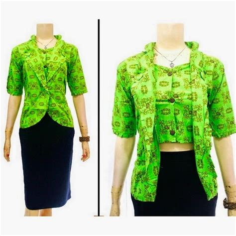 Warna yang soft dan kombinasi batik dengan motif dedaunan, serta pas banget buat kerja ataupun santai. Model Baju Batik Wanita Modern Terbaru 2014 | Model Baju ...