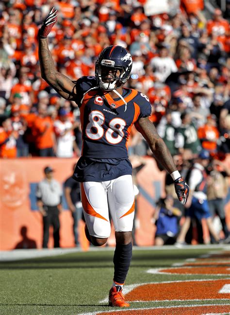 The pact included an $11 million signing, $6.5 million roster. Demaryius Thomas can still be a wrecking ball for Broncos