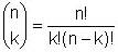 Binomialkoeffizient und taschenrechner (ncr) den binomialkoeffizienten muss man nicht selber ausrechnen. Fakultät und Binomialkoeffizient