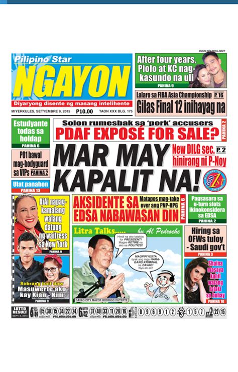 Newspaper history newspaper acronym types of newspaper a good newspaper article include 6 elements (headline, byline, placeline, lead, body and quotation). Pilipino Star Ngayon - Android Apps on Google Play