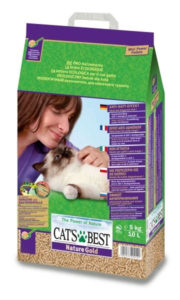 Cat's best smart pellets is klontende kattenbakvulling voor katten en biologisch afgebroken worden. Cat's Best Nature Gold / Smart Pellets zbrylający 20 l (10 ...