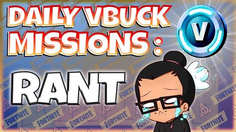How does free v bucks? Let's Talk: V Bucks Daily Missions | Fortnite Save The ...