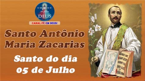 É um poeta , ficcionista , dramaturgo, autor de obras de pedagogia e de investigação pediográfica. Santo Antônio Maria Zacarias - Santo do dia 05 de Julho ...