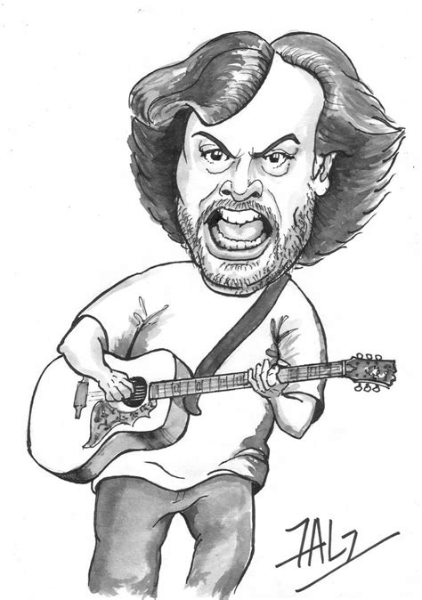 Actor/comedian who ascended to superstardom in '00s, one half of musical comedy duo tenacious d. Jack Black in 2020 | Jack black, Caricature, Male sketch