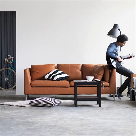 Scandinavian modernity of the highest. STOCKHOLM Three-seat sofa, Seglora natural - IKEA | Ikea ...