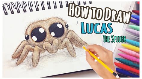 Watch to see their reactions! HOW to DRAW - LUCAS the SPIDER! (Cute & Easy)💜 - YouTube