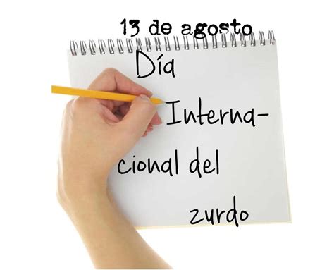 ¿qué se celebra el viernes 13 de agosto de 1999 en colombia?. DÍA INTERNACIONAL DE LA ZURDERA, 13 DE AGOSTO. 2020 | CEIP ...