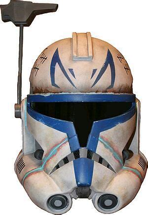 This recreation is made of made from eva foam, pipe insulation, pvc pipe, and a welding shield (there's a full list over on youtube , plus his pattern that's also used for his captain rex helmet). What you need to make a Captain Rex (Phase 2) | Star Wars ...