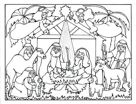 Bible color pages help kids form the foundation for early learning success. Nativity Characters Coloring Pages at GetDrawings | Free ...