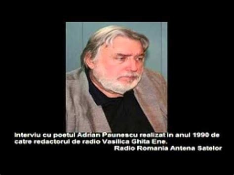 Moldova nu am avut cu cine sa cad la pace. Interviu cu Adrian Paunescu 1990 - YouTube