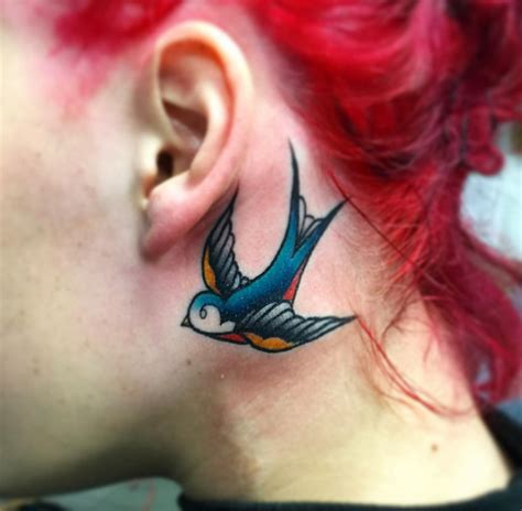 The most immediately apparent connection is that butterflies are often associated with femininity, which underlines the message behind the breast cancer awareness symbol. Tiny But Mighty: Behind The Ear Tattoos | Behind ear ...
