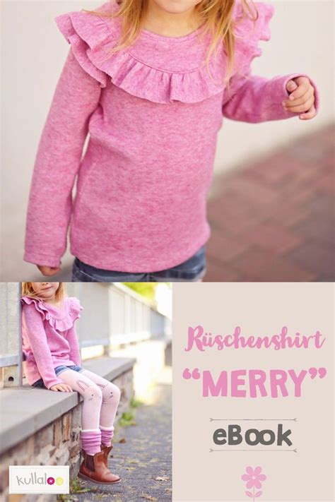 Nähen für babies & kinder! Schnittmuster Pullover / ärmelloses Top mit Rüschen für ...