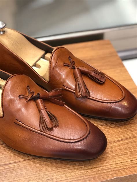 How to stop leather shoes from staining feet. Buy Brown Tassel Loafer by Gentwith.com with Free Shipping