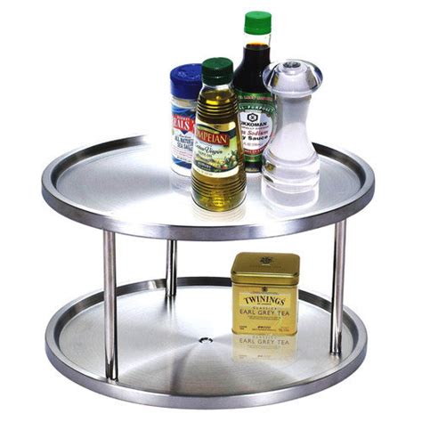 Today, i've got a quick and simple way to use lazy susan hardware. Cook N Home Lazy Susan Stainless Steel 10-1/2-Inch 2 Tier ...