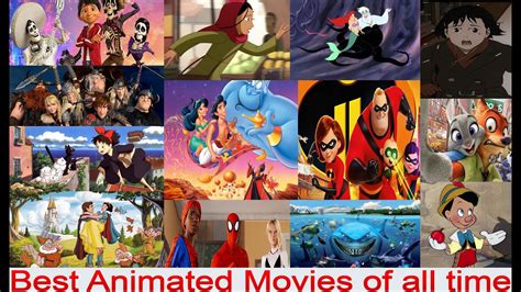 Sometimes it's the search for fortune and glory, sometimes it's the sweep and spectacle, and sometimes it's all about how long it takes and how far it is from point a to b. Best Animated Movies of All Time - YouTube