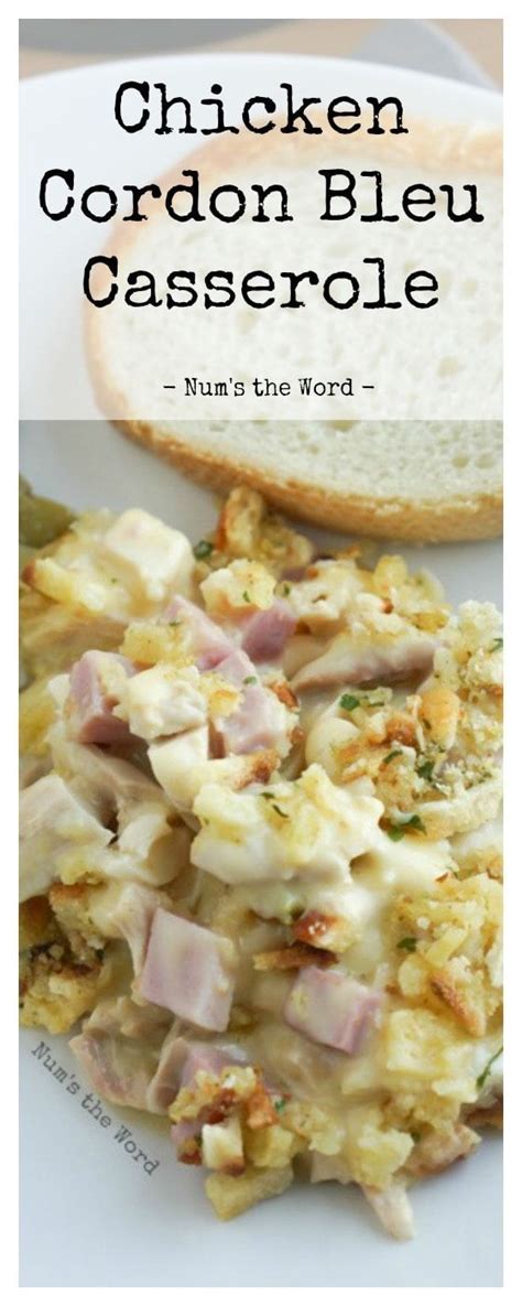 Crispy on the outside with tender chicken breast swirled around melty cheese nestled inside with thin slices of deli ham; This Chicken Cordon Blue Casserole is a simple twist on a ...