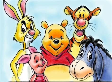 Click the banner below and upload your drawing, we all would love to see it. Winnie the Pooh, Piglet, Tigger, Eeyore and Rabbit ...