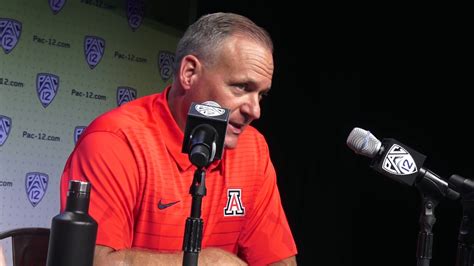 People always idolize the players playing on the field and helping their team win. Arizona Football Head Coach Rich Rodriguez is ready to bounce back! - YouTube