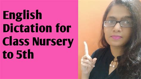 Check spelling or type a new query. English Dictation For Nursery To 5th Class - YouTube