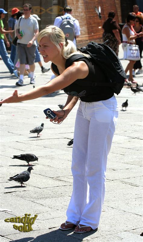 Jeny smith, white pantyhose, white panties, voyeur panty, smith. Sexy girls on the street, girls in jeans, spandex and ...