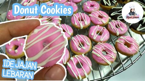 125 gram gula pasir halus. RESEP DONAT COOKIES ekonomis tanpa telur|ide jualan kue lebaran - YouTube