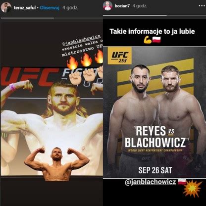 Oficjalny fanpage łukasza jurasa jurkowskiego. UFC 253. Reyes - Błachowicz: Jak gwiazdy sportu ...