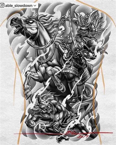 Araki gen/ trần hà thương. Ghim của phantom trên Samurai trong 2020 | Hình xăm ngựa ...