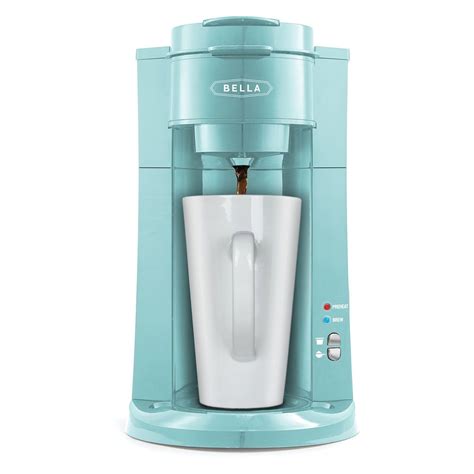 Bella dual brew single serve coffee maker, black. Bella Dual Brew Single-Serve Coffee Maker, Turquoise/Blue in 2019 | Single cup coffee maker ...