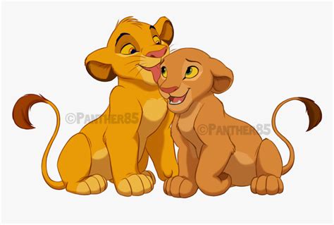 What if simba stays in the pridelands? Kitties In Love By - Cubs Lion King Simba And Nala, HD Png ...