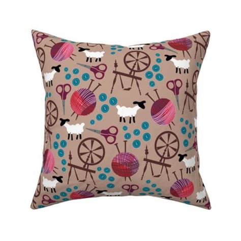 Knit and spin are synonymous, and they have mutual synonyms. Knit and Spin - Spoonflower