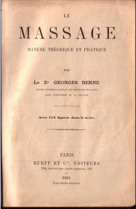 No annoying ads and a better search engine than pornhub! Le Massage par Georges Berne Ed. Rueff et Cie, de 1894