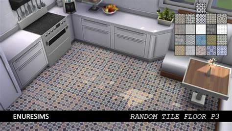 Random tile walls p2 by enure sims. Enure Sims: Random Tile Floor P3 • Sims 4 Downloads