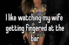 wife fingered bar getting watching