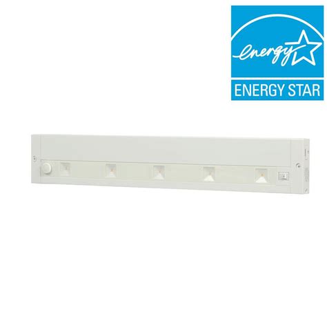 The oxyled lights have an. Juno 18 in. White LED Dimmable, Linkable Under Cabinet ...