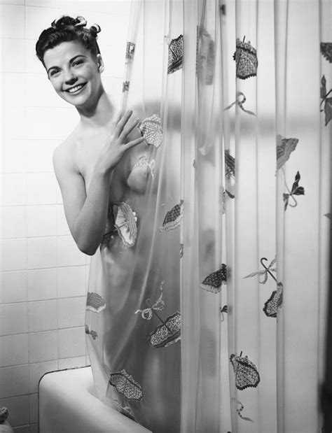 Maybe you would like to learn more about one of these? Woman Peering Through Shower Curtain Photograph by George ...