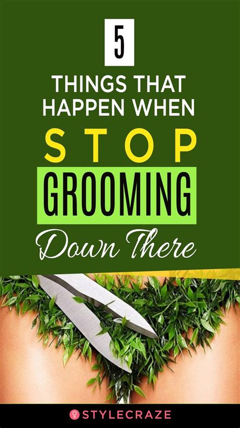 We did not find results for: 5 Things That Happen When You Stop Grooming Down There ...